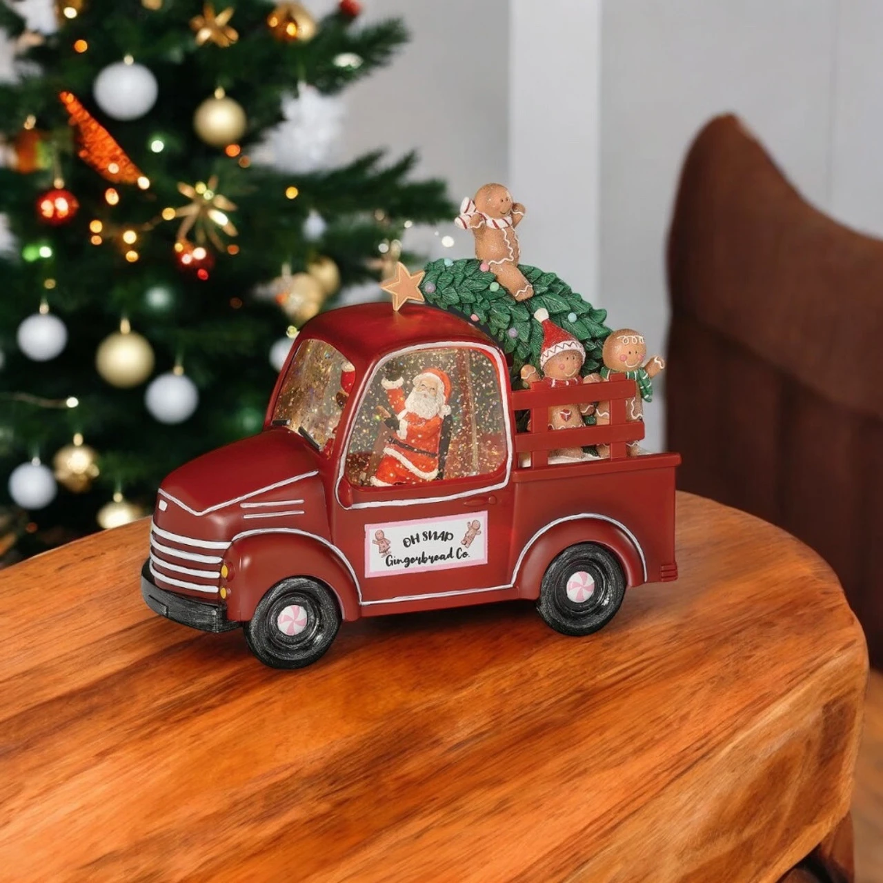 Lighted Swirl Gingerbread Truck 2 Lighted Swirl Gingerbread Truck - Image 2