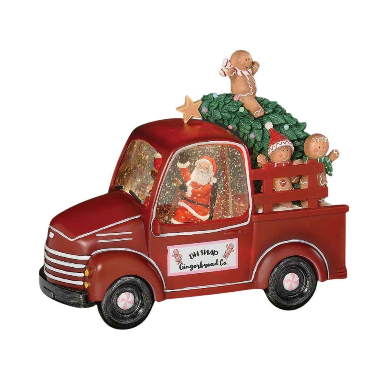 Lighted Swirl Gingerbread Truck 1 Lighted Swirl Gingerbread Truck