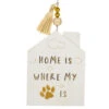 Home Is Where My Dog Is House Shaped Ornament