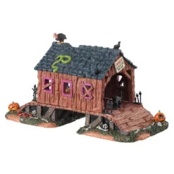 Lemax - Spookytown - Creepy Covered Bridge