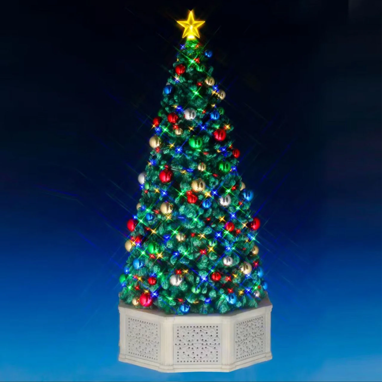 Lemax - Have A Blue (Tooth) Christmas Tree 2 Lemax - Have A Blue (Tooth) Christmas Tree - Image 2