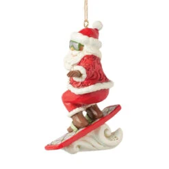 Jim Shore - Heartwood Creek - Snowboarding Santa Ornament 7 Jim Shore - Heartwood Creek - Snowboarding Santa Ornament -Christmas Loft Shop 517011 2 04458.1746544221