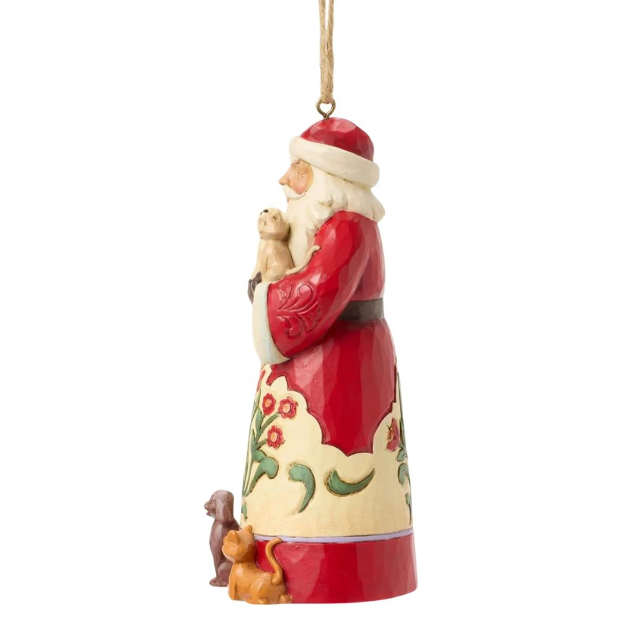 Jim Shore - Heartwood Creek - Santa With Pets Ornament 2 Jim Shore - Heartwood Creek - Santa With Pets Ornament - Image 2