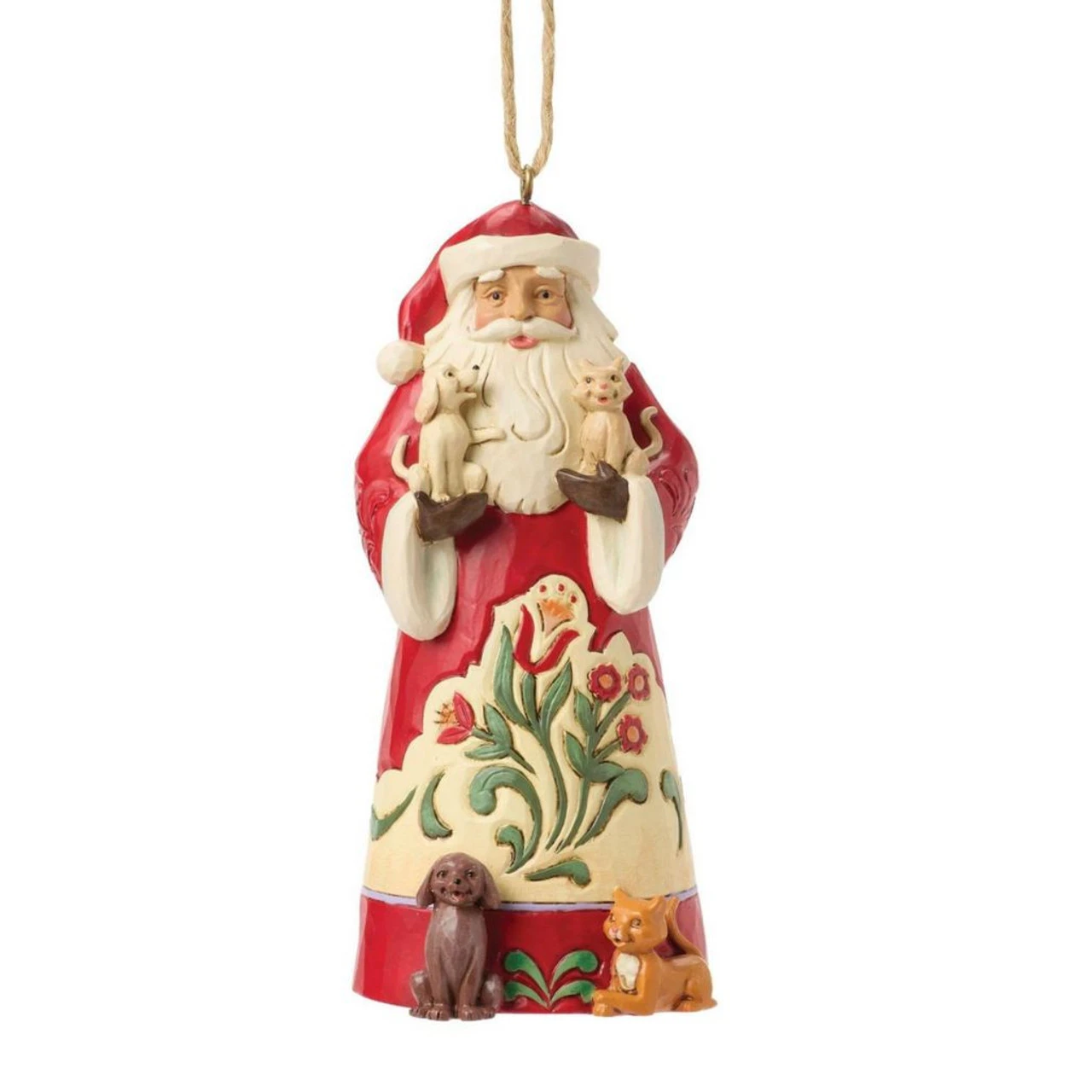 Jim Shore - Heartwood Creek - Santa With Pets Ornament 1 Jim Shore - Heartwood Creek - Santa With Pets Ornament