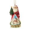 Jim Shore - Heartwood Creek - Santa Vintage Christmas Ornament