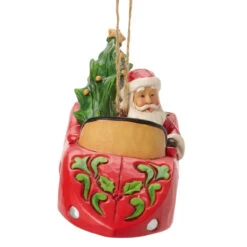 Jim Shore - Heartwood Creek - Santa In Sports Car Ornament -Christmas Loft Shop 517299 2 27831.1746634675