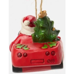 Jim Shore - Heartwood Creek - Santa In Sports Car Ornament -Christmas Loft Shop 517299 3 70443.1746634675