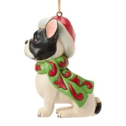 Jim Shore - Heartwood Creek - Christmas Dog Frenchie Ornament -Christmas Loft Shop 517527 2 39417.1746644528