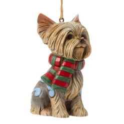 Jim Shore - Heartwood Creek - Christmas Dog Yorkie Ornament -Christmas Loft Shop 517528 2 89237.1746644619