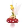 Hallmark - Disney Tinker Bell On Mushroom Ornament