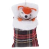 Felt Fox In Black Sleeping Bag Ornament