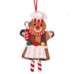 Chef Gingerbread Woman Ornament