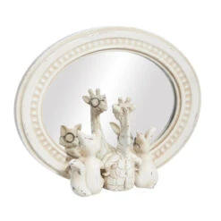 Critter Friends With Glasses Mirror Décor