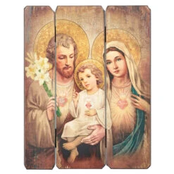 Mary Joseph And Baby Jesus Holy Family Religious Decorative Wall Decor