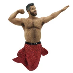 December Diamonds - Muscle Beach II Merman Ornament