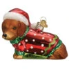 Old World Christmas - Dashing Dachshund Ornament