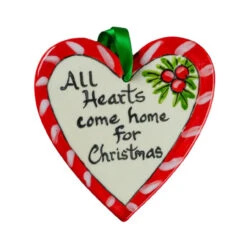 Nola Watkins All Hearts Come Home Hand Painted Ornament