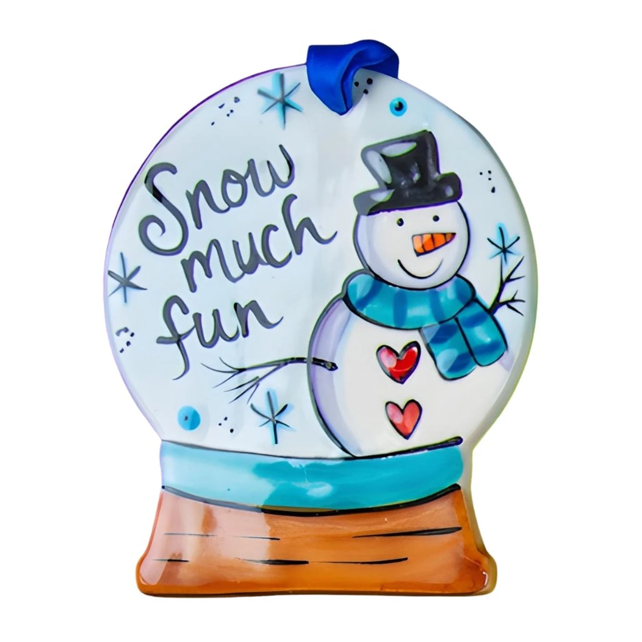 The Nola Watkins Collection Snow Much Fun Snow Globe Ornament 1 The Nola Watkins Collection Snow Much Fun Snow Globe Ornament