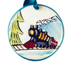 Nola Watkins Polar Express Hand Painted Ornament
