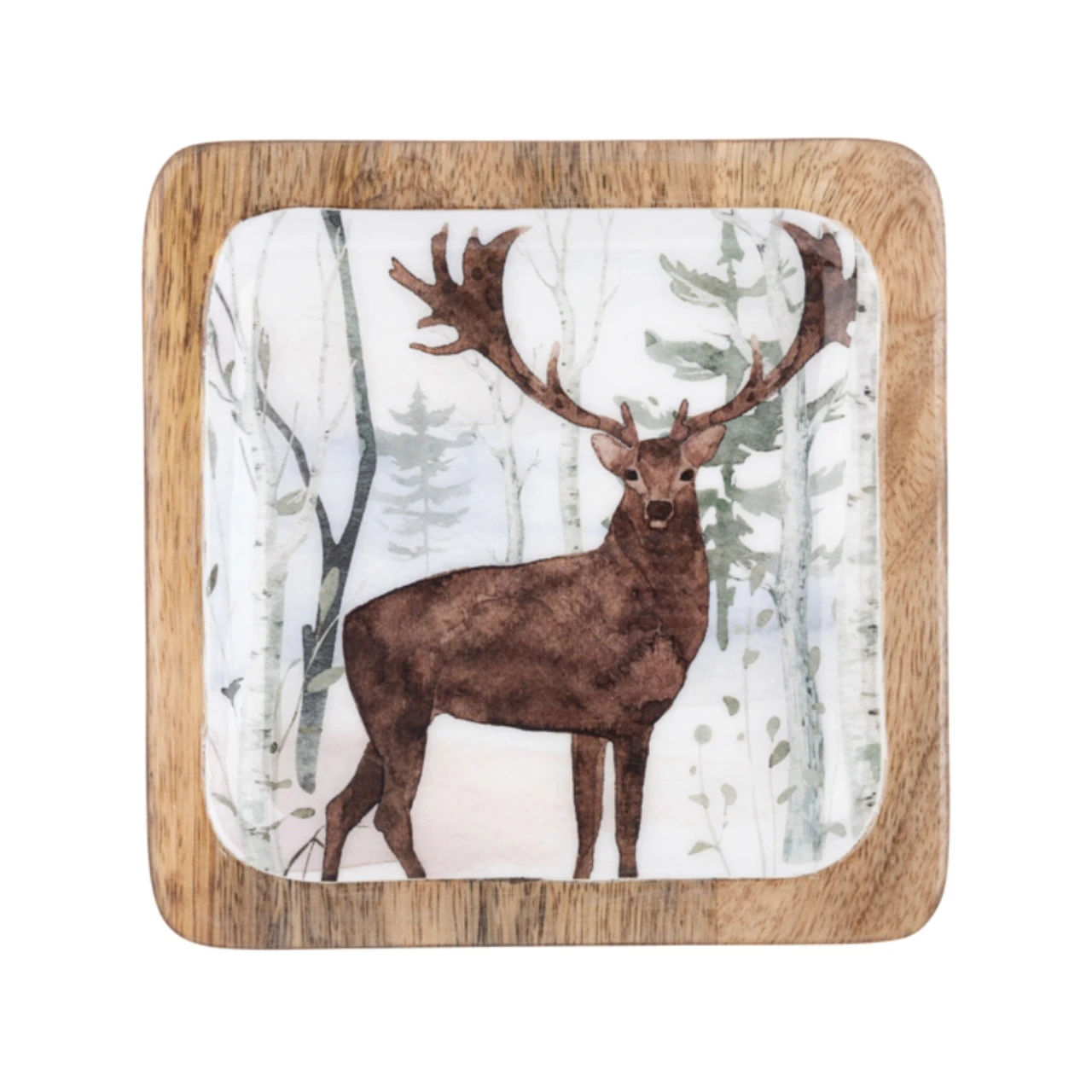 Woodland Buck Wood Trinket Tray 1 Woodland Buck Wood Trinket Tray
