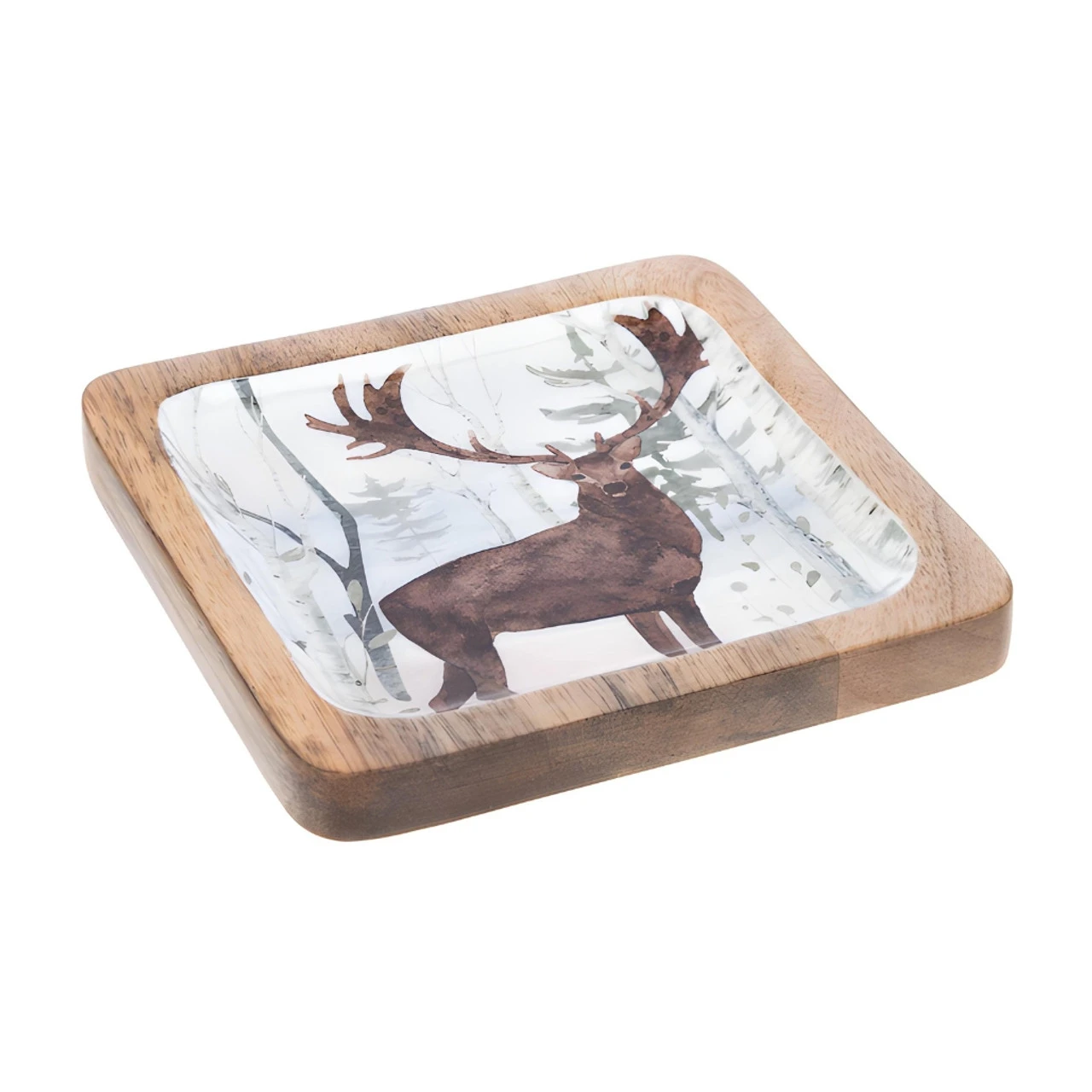 Woodland Buck Wood Trinket Tray 3 Woodland Buck Wood Trinket Tray - Image 3