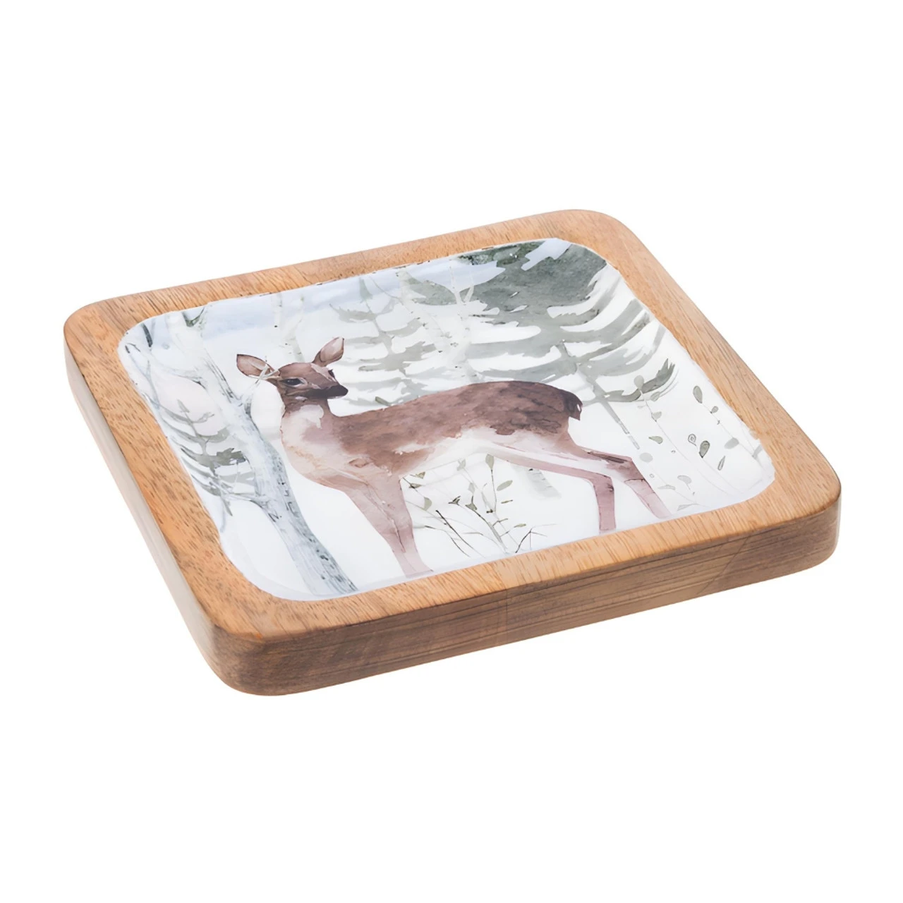 Woodland Doe Wood Trinket Tray 3 Woodland Doe Wood Trinket Tray - Image 3