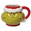 Santa Grinch Sculpted Mug