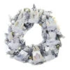Frosted Village Wreath - Bright