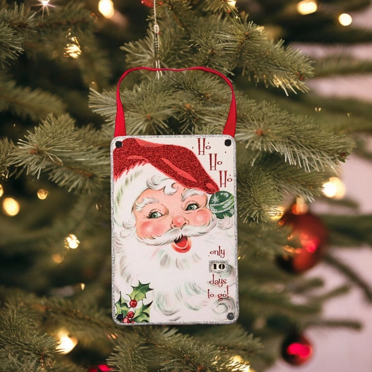 Vintage Santa Countdown Wheel - Ho Ho Ho 2 Vintage Santa Countdown Wheel - Ho Ho Ho - Image 2