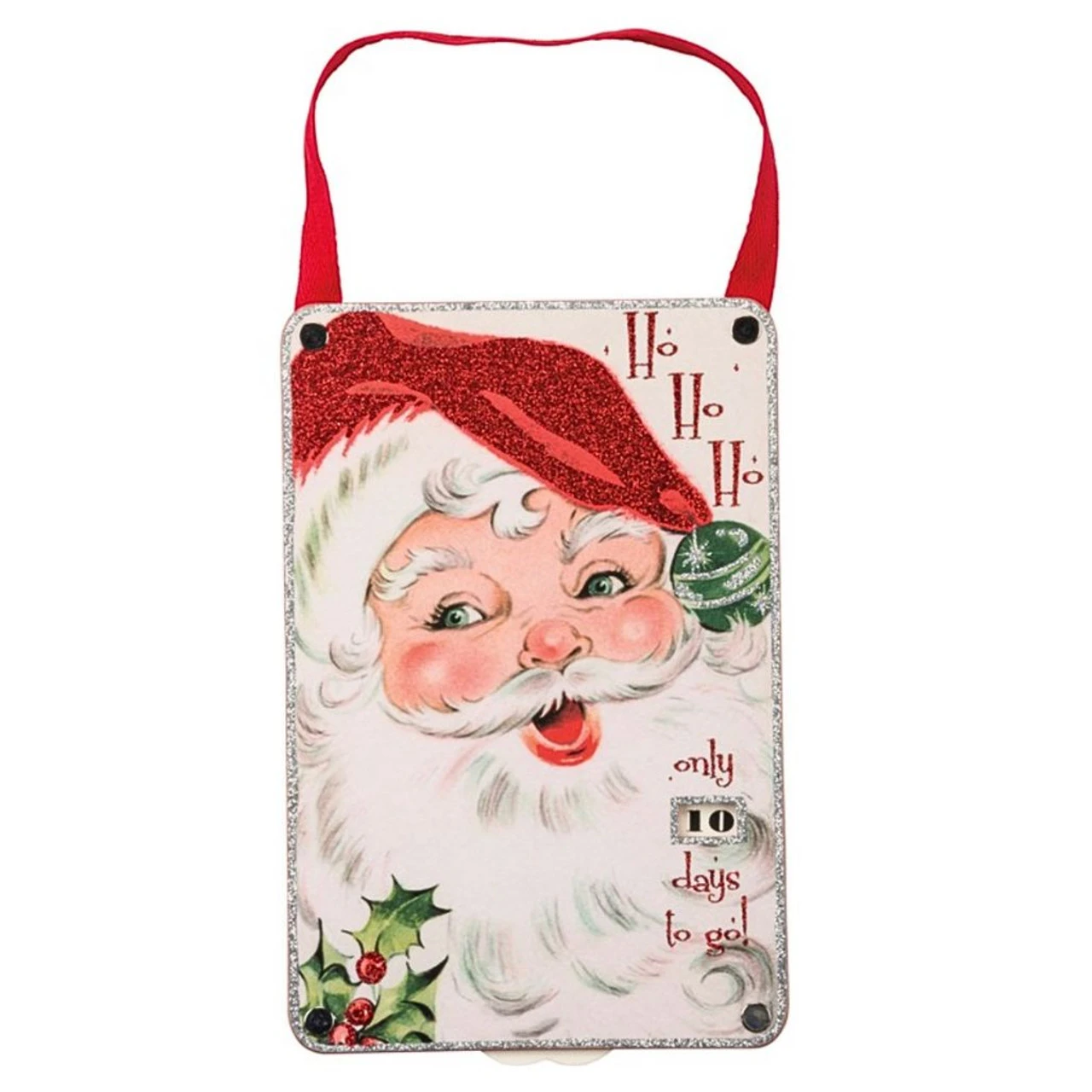 Vintage Santa Countdown Wheel - Ho Ho Ho 1 Vintage Santa Countdown Wheel - Ho Ho Ho