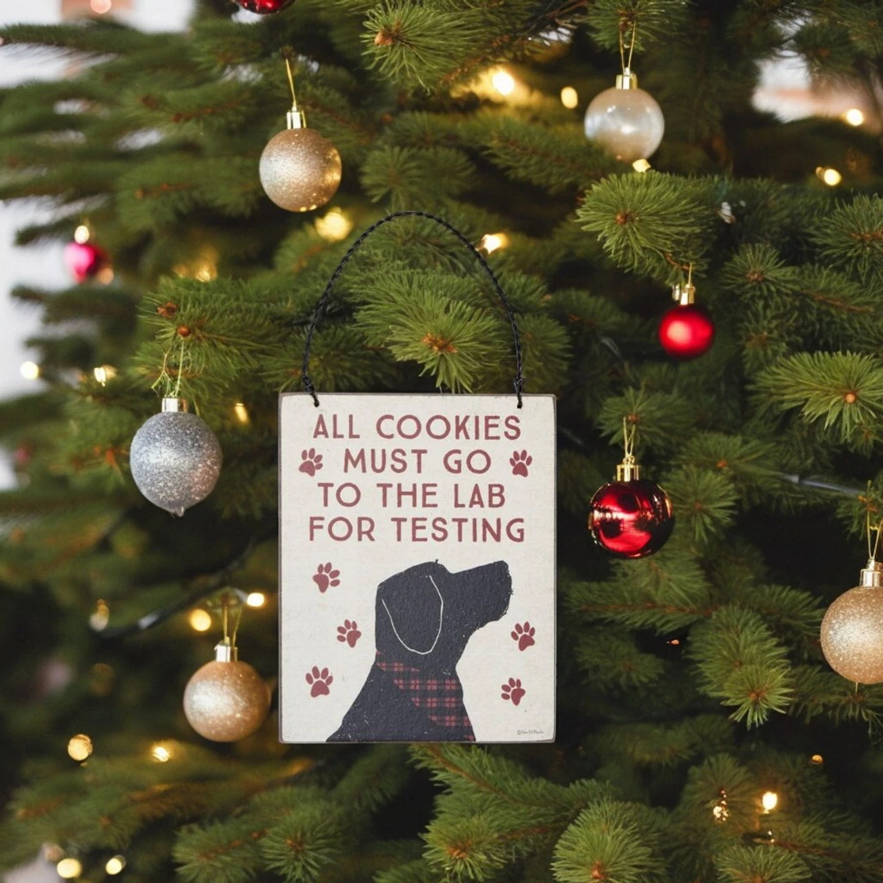 All Cookies Must Go To The Lab Ornament 2 All Cookies Must Go To The Lab Ornament - Image 2