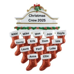 Mantle Family Of 14 Personalized Ornament -Christmas Loft Shop 750314 1 82390.1744832898
