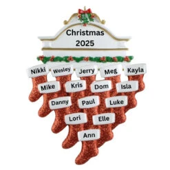 Mantle Family Of 15 Personalized Ornament -Christmas Loft Shop 750315 1 58826.1744832829