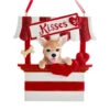 Kurt Adler Chihuahua Kissing Booth Personalized Ornament