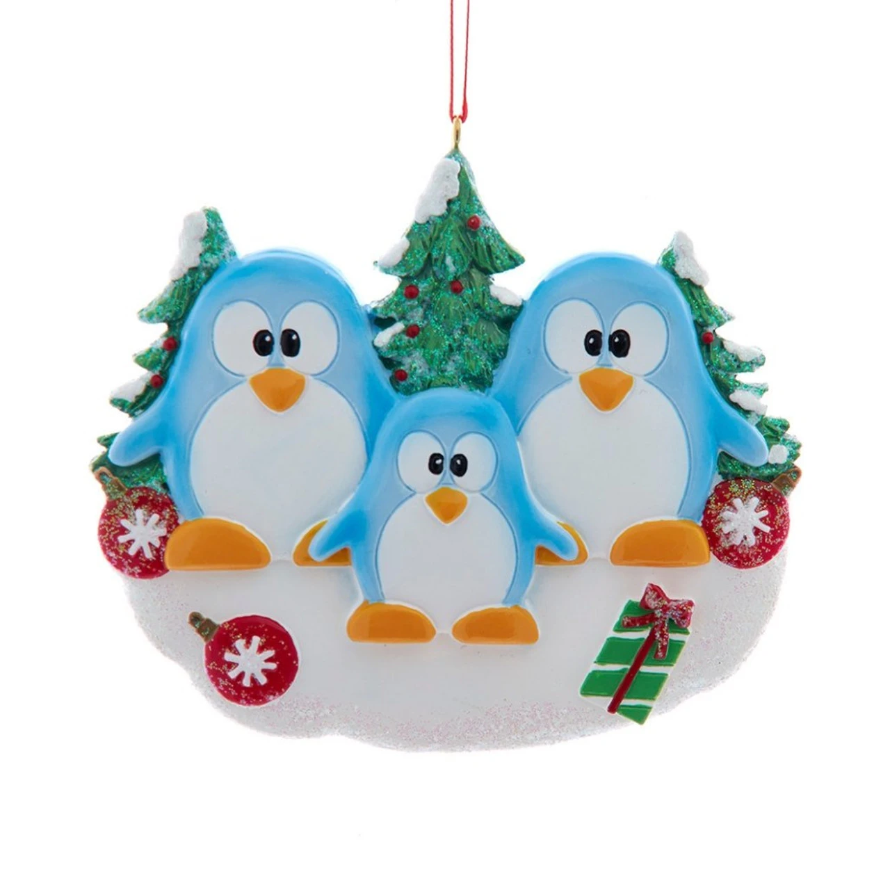 Kurt Adler Personalized Penguin Family Of 3 Ornament 1 Kurt Adler Personalized Penguin Family Of 3 Ornament