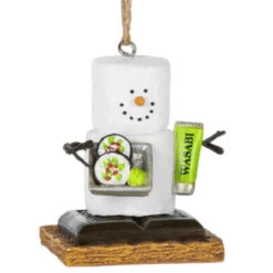S'mores Sushi Ornament