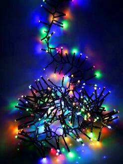 Lumineo 1512 LED Multi-Colored Cluster Lights Green Wire 13 Lumineo 1512 LED Multi-Colored Cluster Lights Green Wire -Christmas Loft Shop 780093 3 rev 93072.1705085999