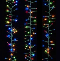 Lumineo 1512 LED Multi-Colored Cluster Lights Green Wire 14 Lumineo 1512 LED Multi-Colored Cluster Lights Green Wire -Christmas Loft Shop 780093 5 rev 12098.1705085999