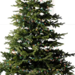 Lumineo 1000 LED Multi-Colored Compact Lights Green Wire -Christmas Loft Shop 781657 Multicolor tree 28949.1701909337