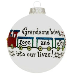 Heart Gifts By Teresa - Grandson Train Ornament