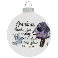 Heart Gifts By Teresa - Grandma Birdhouse Ornament