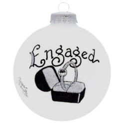 Heart Gifts By Teresa - Ring Engaged Ornament