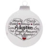Heart Gifts By Teresa -Adoption Ornament