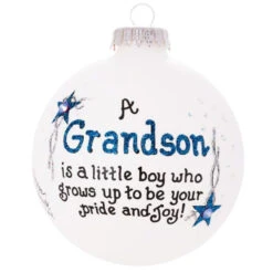 Heart Gifts By Teresa - Grandson Pride Ornament