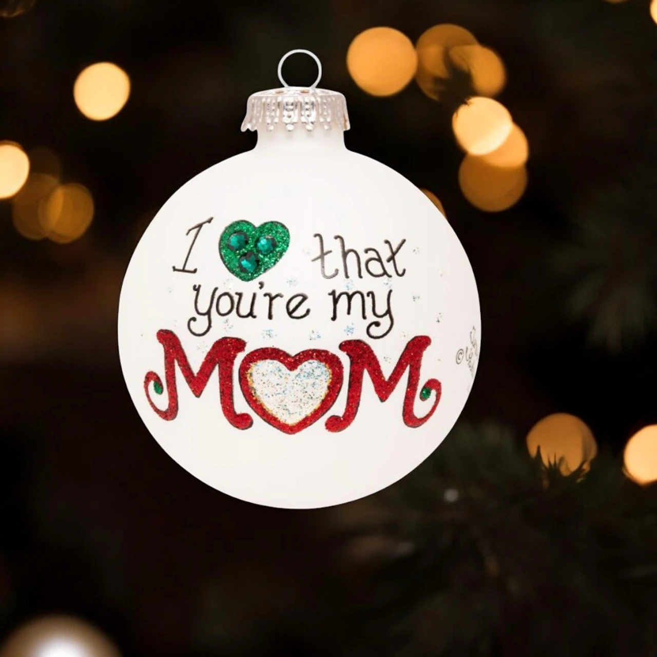 Heart Gifts By Teresa - Mom Heart Ornament 2 Heart Gifts By Teresa - Mom Heart Ornament - Image 2