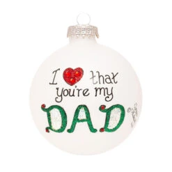 Heart Gifts By Teresa - Dad Heart Ornament