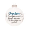 Heart Gifts By Teresa - Grandson Moon And Star Ornament
