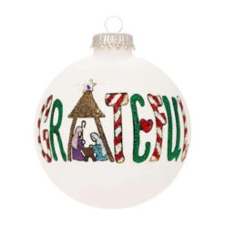 Heart Gifts By Teresa - Grateful Nativity Ornament