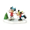 Department 56 - Mickey Village - Mickey And Minnie Go Skating
