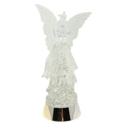 Angel Holding Dove LED Water Shimmer